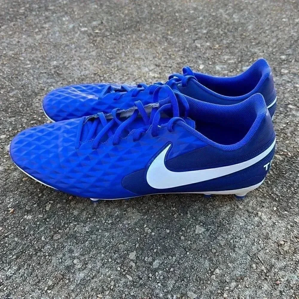 Nike Tiempo Legend 8 Club FG Hyper Royal Blue/White Men’s Sz 13